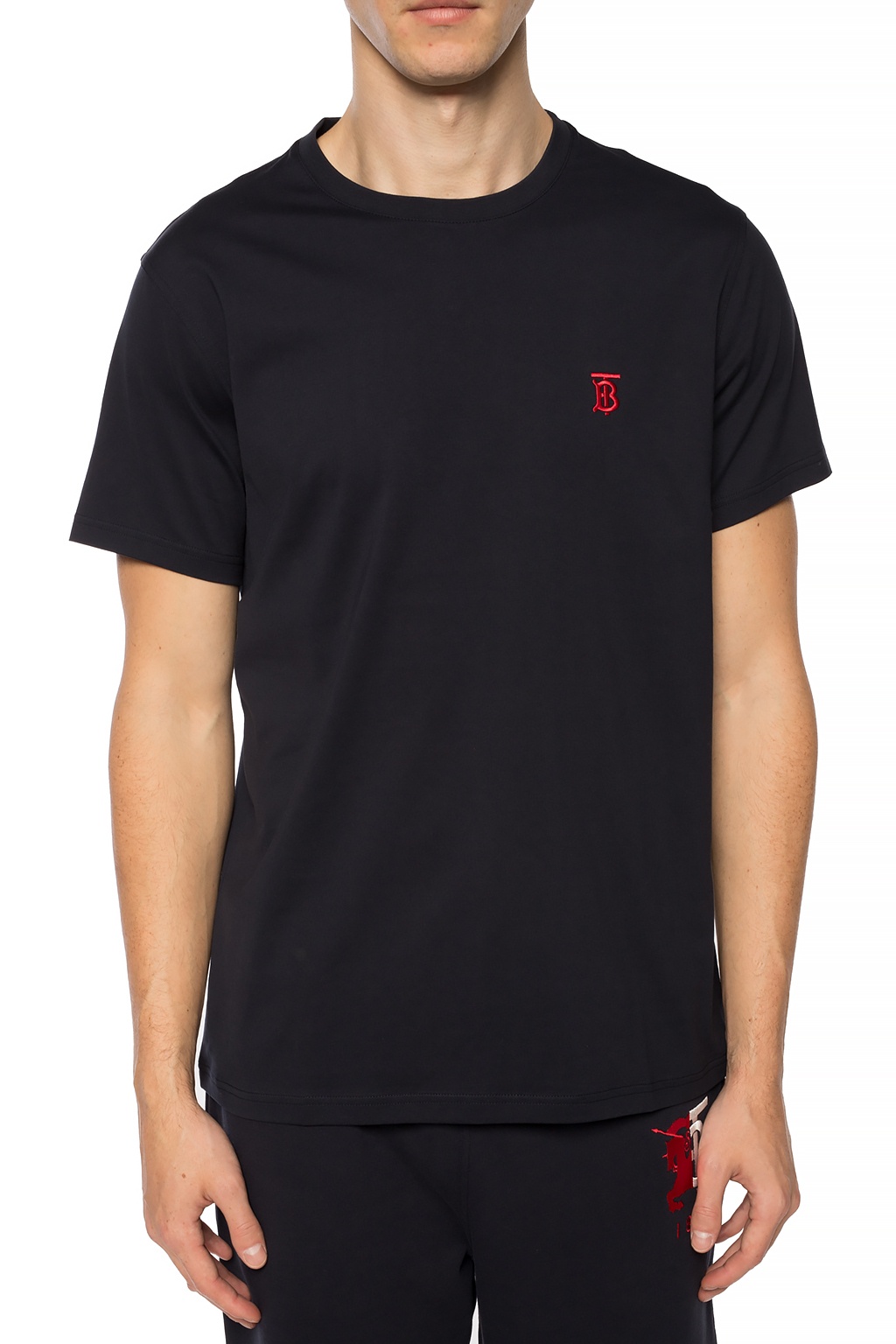 Burberry Logo-embroidered T-shirt | Men's Clothing | Vitkac